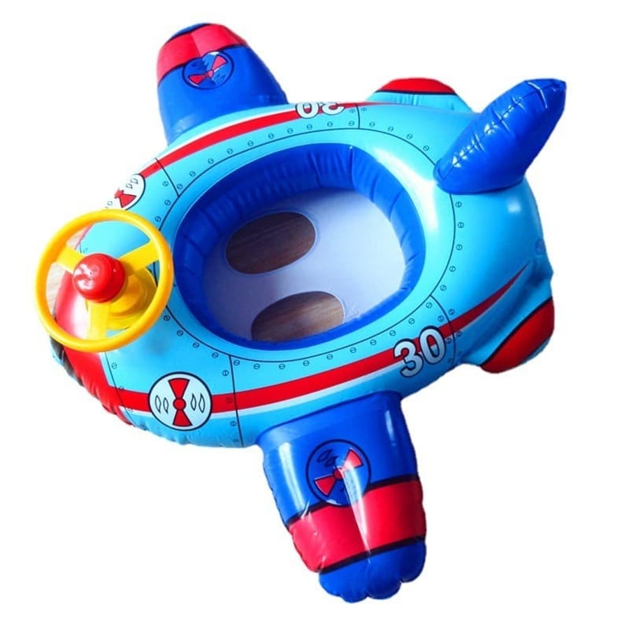 Phao Bơi Cho Bé Hình Máy Bay Có Vô Lăng Ngộ Nghĩnh