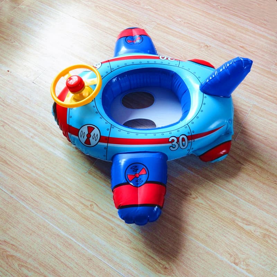 Phao Bơi Cho Bé Hình Máy Bay Có Vô Lăng Ngộ Nghĩnh