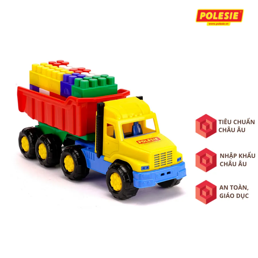 PLS 4239 - Xe Tải Kèm Bộ Lắp Ghép 17 Chi Tiết Cho Bé