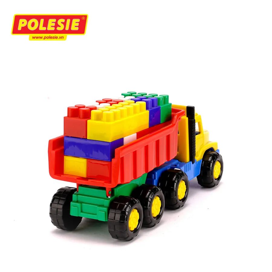 PLS 4239 - Xe Tải Kèm Bộ Lắp Ghép 17 Chi Tiết Cho Bé