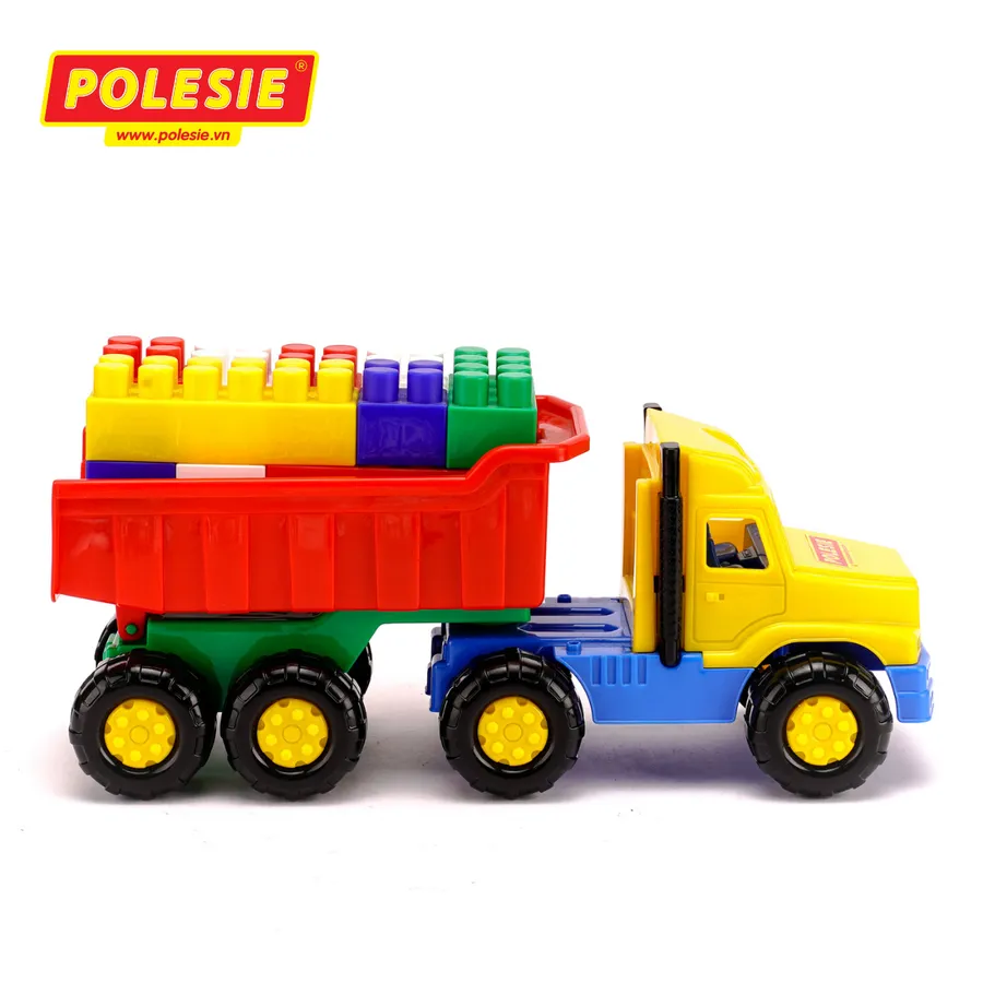 PLS 4239 - Xe Tải Kèm Bộ Lắp Ghép 17 Chi Tiết Cho Bé