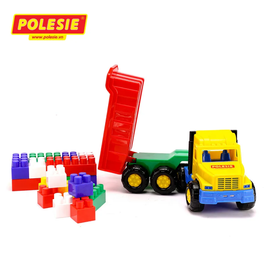 PLS 4239 - Xe Tải Kèm Bộ Lắp Ghép 17 Chi Tiết Cho Bé