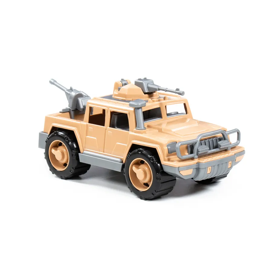 PLS 63397 - Xe Jeep quân đội hộ tống đoàn trang bị súng máy