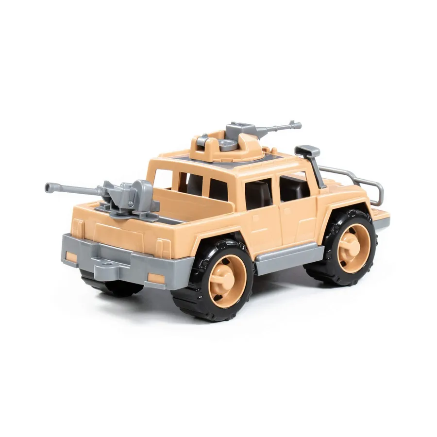 PLS 63397 - Xe Jeep quân đội hộ tống đoàn trang bị súng máy