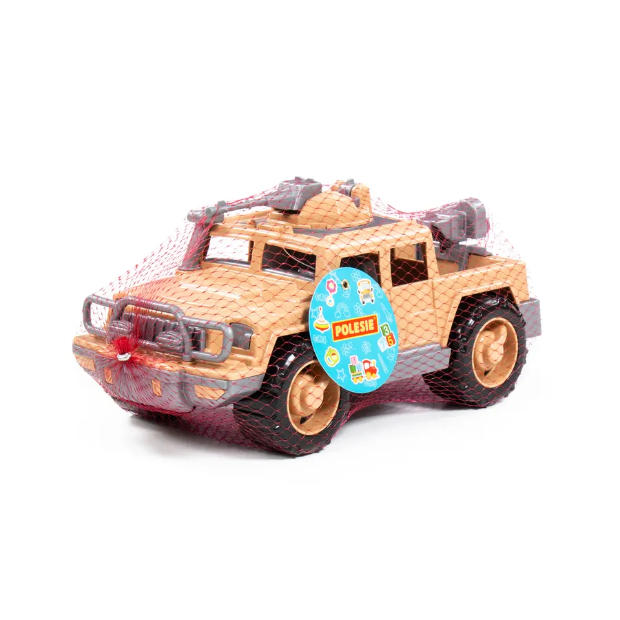 PLS 63397 - Xe Jeep quân đội hộ tống đoàn trang bị súng máy