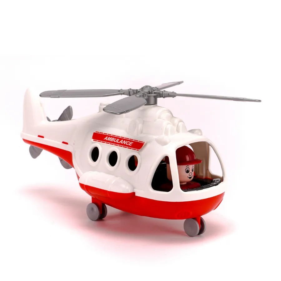 PLS 68668 - Máy Bay Trực Thăng Cứu Thương, Máy Bay Đồ Chơi Cho Bé