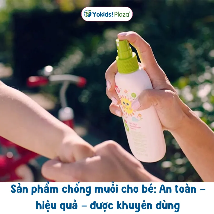 Sản phẩm chống muỗi cho bé: An toàn – hiệu quả – được khuyên dùng