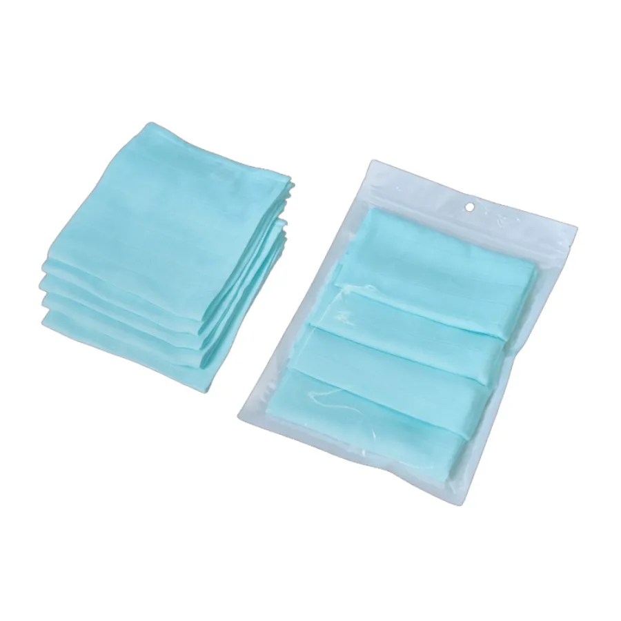 Set 5 khăn Bamboo xanh