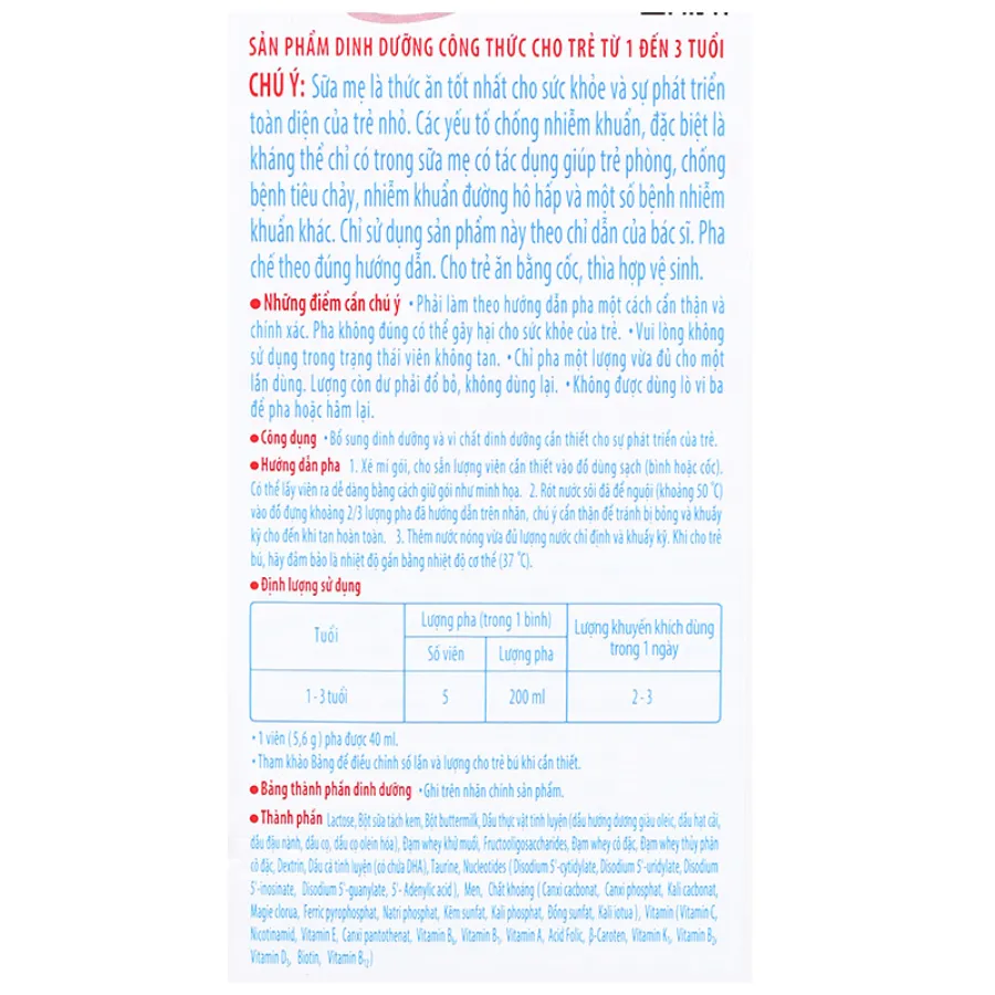 Sữa Bột Dạng Thanh Meiji Growing Up Formula Ezcube 560g 1-3 tuổi