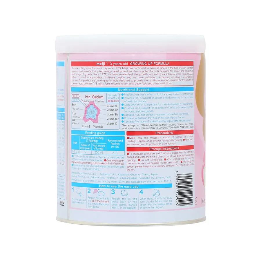 Sữa Meiji Growing Up Formula 800g (1-3 tuổi) giao bao bì ngẫu nhiên