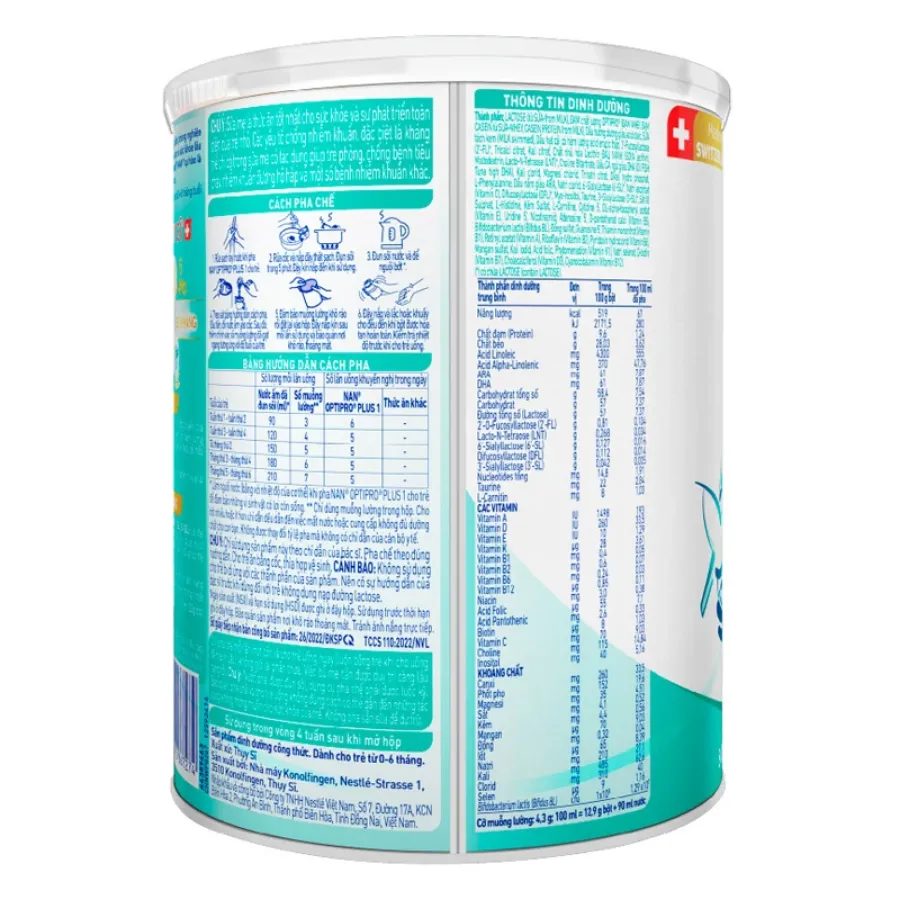 Sữa bột NAN Optipro Plus số 1 800g