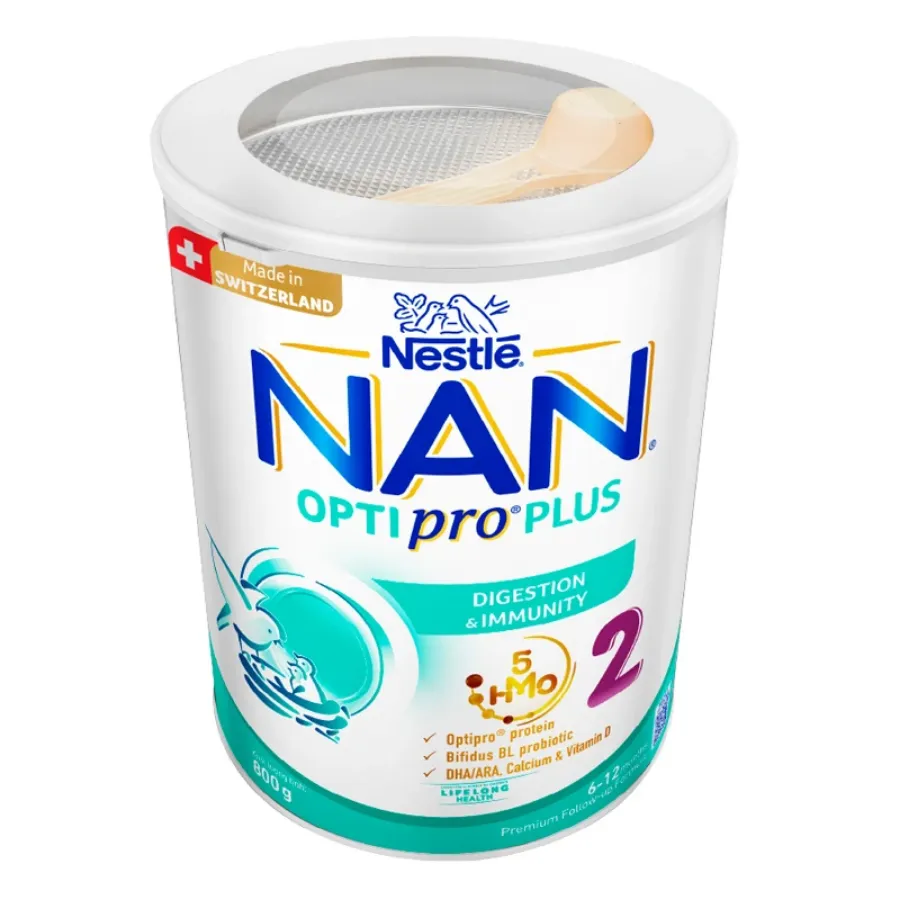 Sữa bột NAN Optipro Plus số 2 800g (6 - 12 tháng)