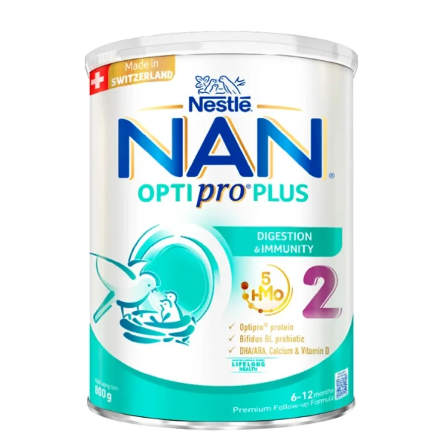 Sữa bột NAN Optipro Plus số 2 800g (6 - 12 tháng)