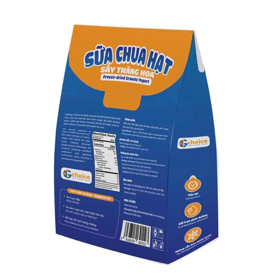 Sữa Chua Hạt Sấy Thăng Hoa