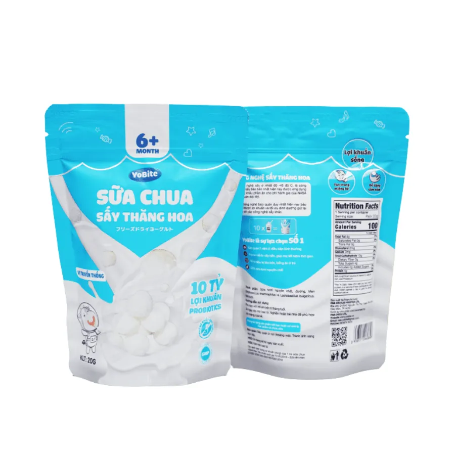 Sữa Chua Sấy Thăng Hoa YoBite Kids – Vị Truyền Thống – 20g