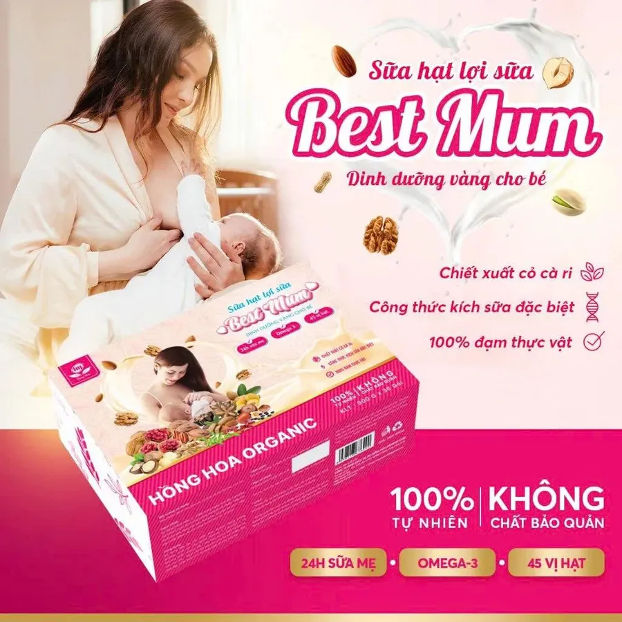 Sữa Hạt Lợi Sữa Best Mum Từ Cỏ Cà Ri Và Các Hạt Lợi Sữa