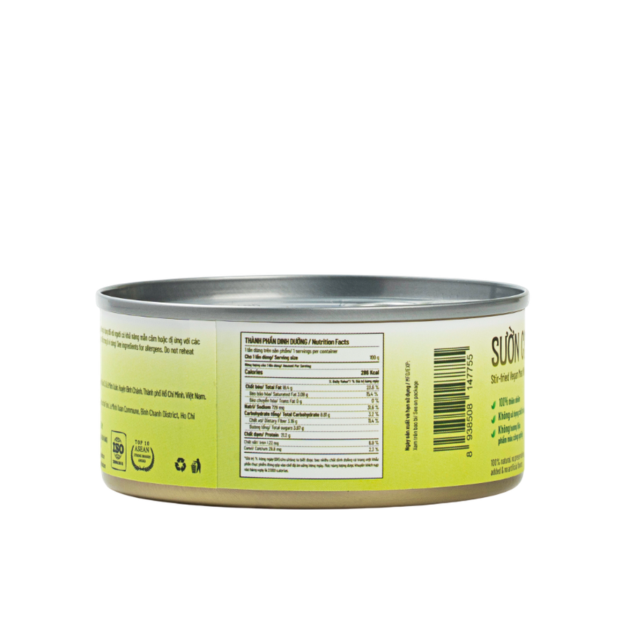 Sườn chay xào sả ớt ăn liền 100g