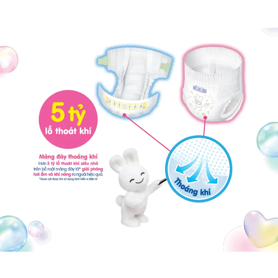 Tã quần Merries (M, 6-11kg, 52 miếng) (giao bao bì ngẫu nhiên)