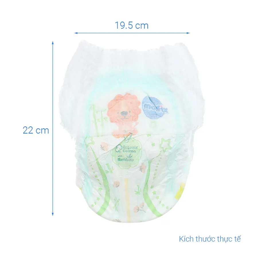 Tã quần Molfix thiên nhiên size L 68 miếng (9 - 13 kg)