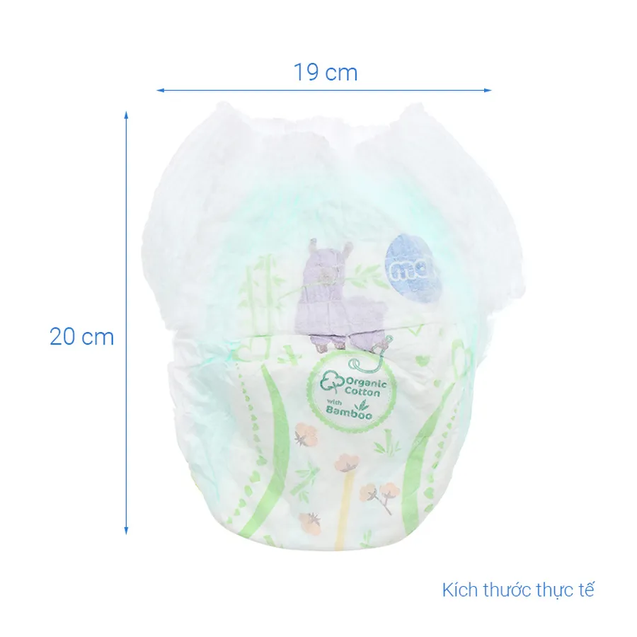 Tã quần Molfix thiên nhiên size M 76 miếng (6 - 11 kg)