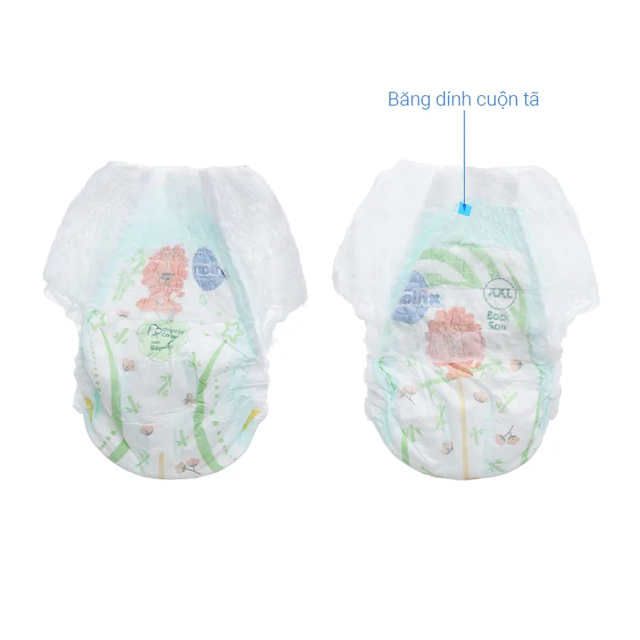 Tã quần Molfix thiên nhiên size XXL 28 + 6 miếng (15 - 25 kg)