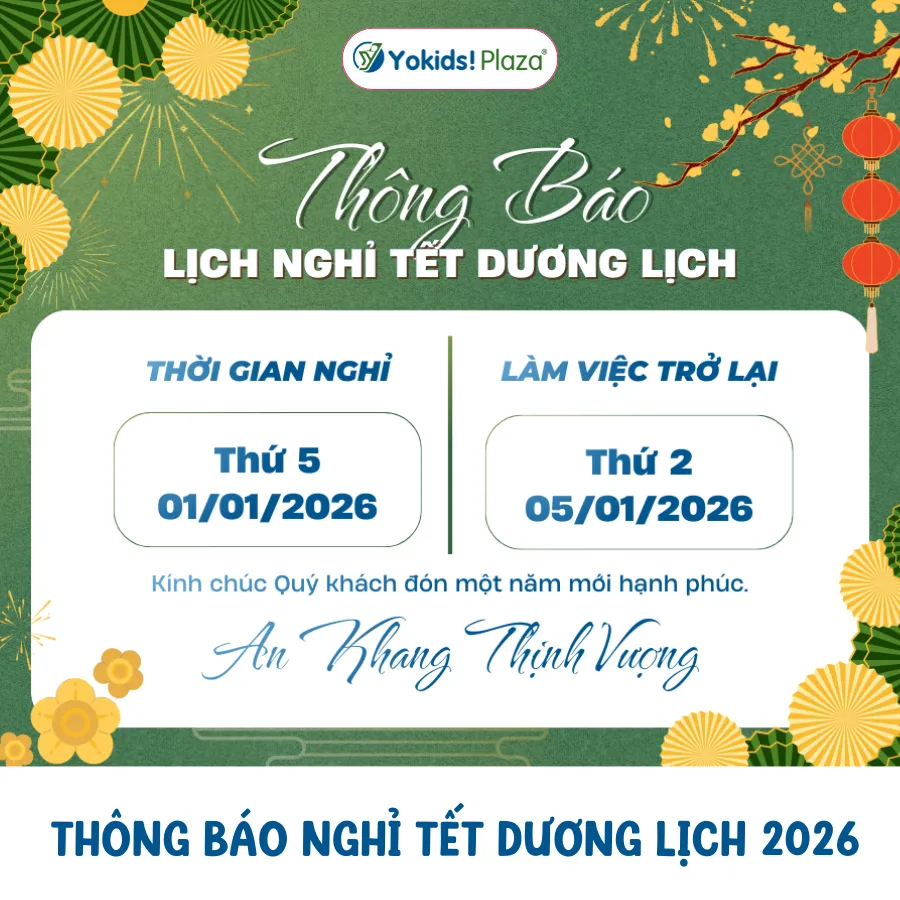THÔNG BÁO NGHỈ TẾT DƯƠNG LỊCH 2026