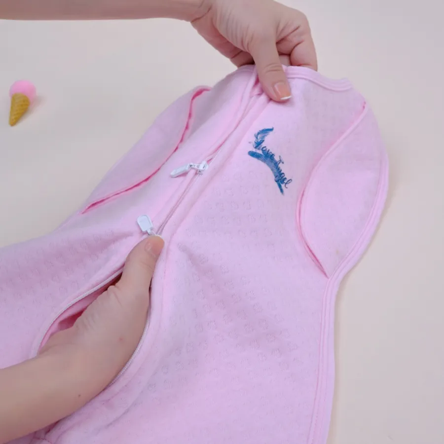 Túi ngủ sơ sinh màu hồng