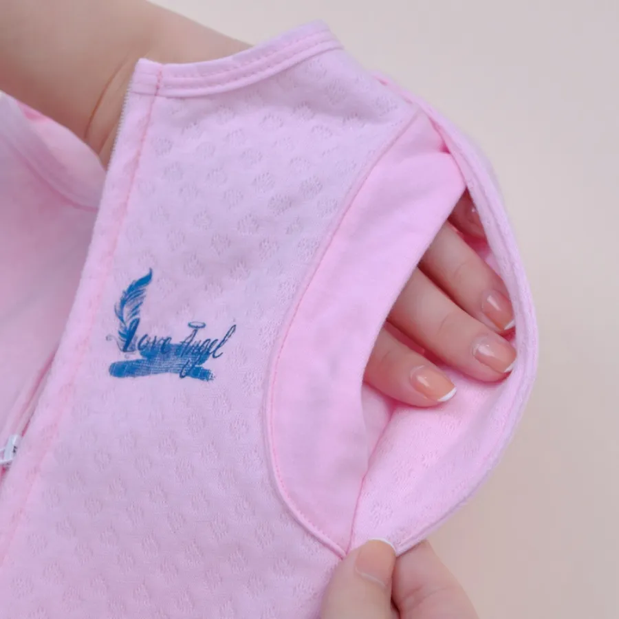 Túi ngủ sơ sinh màu hồng