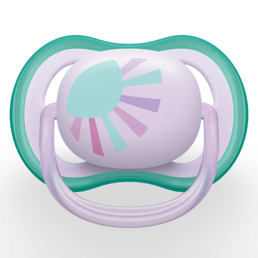 Ty ngậm Philips Avent siêu mềm 0–6M vỉ đơn (SCF086/04, hồng)