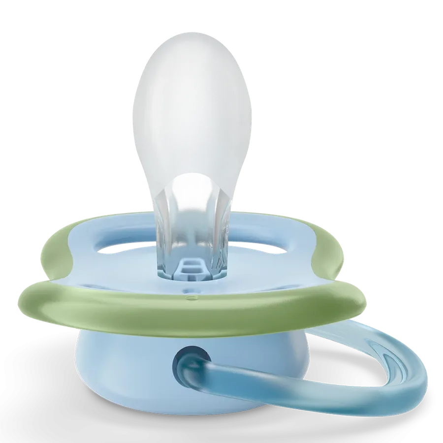 Ty ngậm Philips Avent siêu mềm 0–6M vỉ đơn (SCF086/03, xanh)