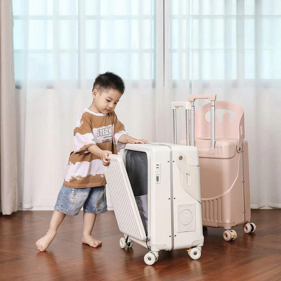 Vali mẹ bỉm có ghế tựa cho bé