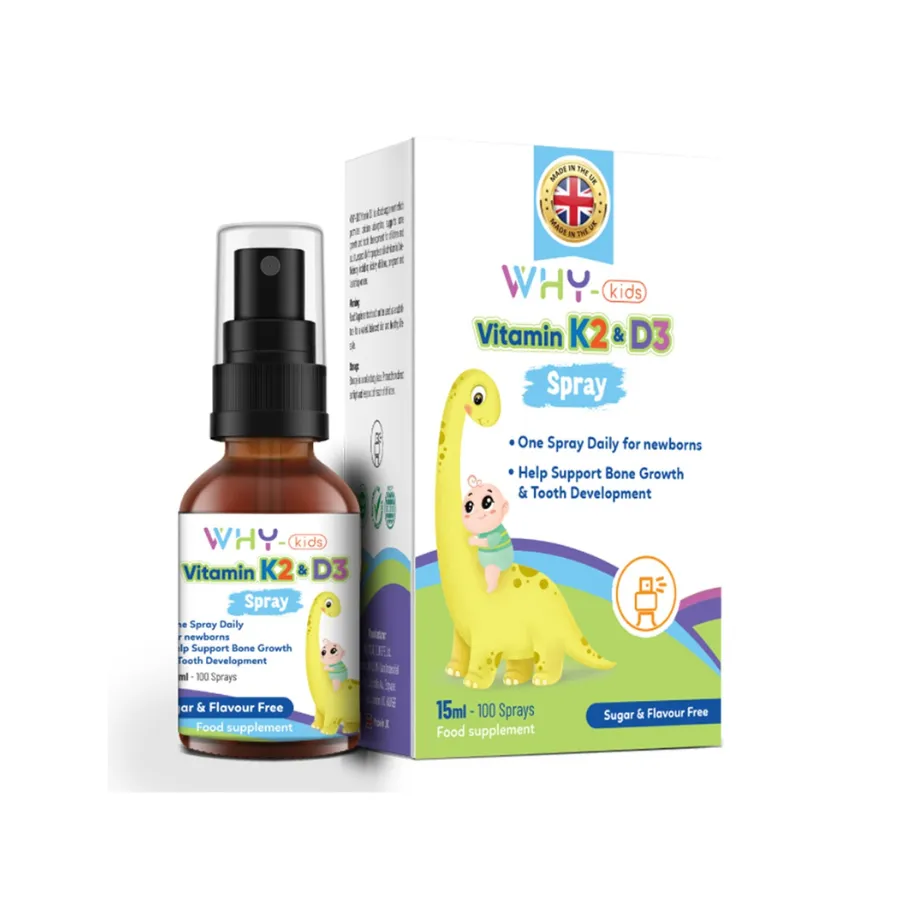 WhyKids Vitamin D3&K2 Spray 100ml