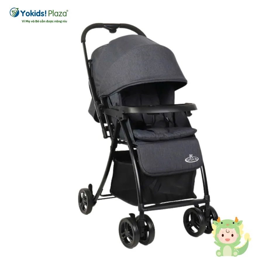 Xe đẩy 2 chiều C8 Plus - Gấp gọn tiện lợi mang đi du lịch, đi chơi