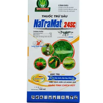 🌿 THUỐC TRỪ SÂU NaTraMat 24SC – KHẮC TINH CÔNG PHÁ CHÍCH HÚT