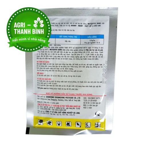 🌾 MOTSUPER 36WG 🌾 - Giải pháp hiệu quả cho mùa vàng bội thu!