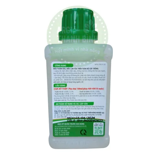 Chế Phẩm Sinh Học POLYGON 850SL – Tăng Hiệu Quả Thuốc Bảo Vệ Thực Vật & Phân Bón