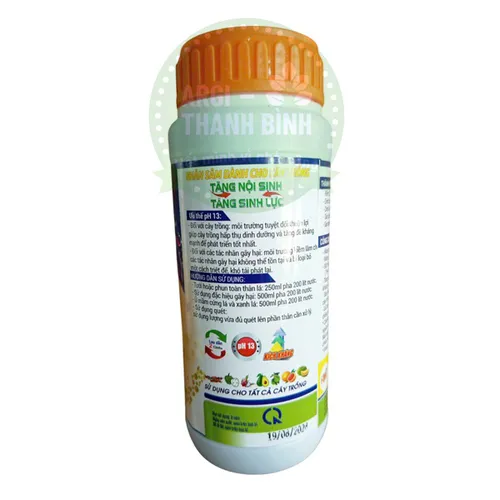 Phân Bón Lá Nhân Sâm - Tăng pH, Kháng Nấm, Đặc Trị Xì Mủ, Thối Rễ, Kích Ra Hoa Đậu Trái