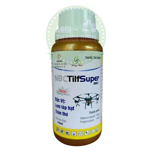 Thuốc Trừ Bệnh NBC TILF SUPER 300EC – Đặc Trị Vàng Lá, Lem Lép Hạt, Thán Thư, Đốm Vằn, Rỉ Sắt