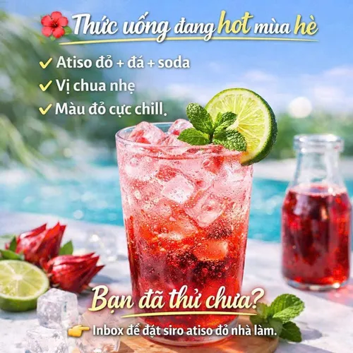 🌺 NƯỚC CỐT ATISO ĐỎ