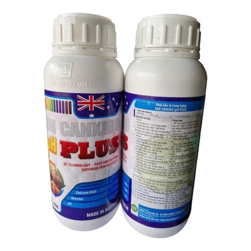 🌿 SAM CANXIBO (pH PLUS) – PHÂN BÓN LÁ CANXI TRUNG LƯỢNG CAO CẤP