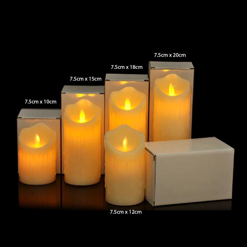 bộ 5 nến điện tử sáp chảy bộ 5 nến điện tử sáp chảy