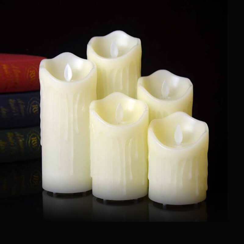 bộ 5 nến điện tử sáp chảy bộ 5 nến điện tử sáp chảy