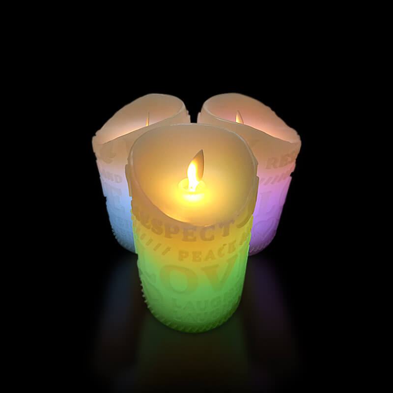 Đèn cầy sáp điện tử chữ love 12.5cm Đèn cầy sáp điện tử chữ love 12.5cm