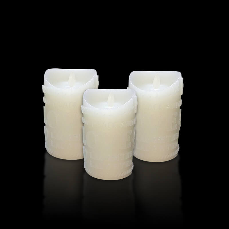 Đèn cầy sáp điện tử chữ love 12.5cm Đèn cầy sáp điện tử chữ love 12.5cm