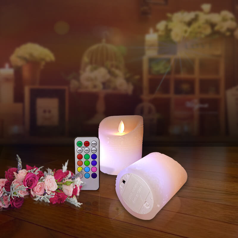 đèn cầy sáp điện tử hoa hồng 10cm đèn cầy sáp điện tử hoa hồng 10cm