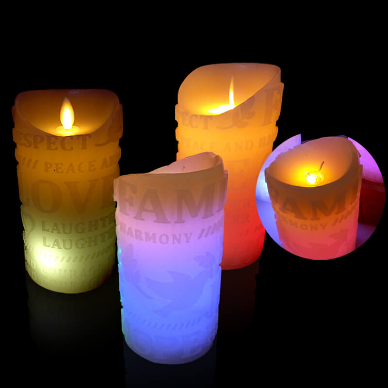 Đèn cầy sáp điện tử chữ LOVE 15cm Đèn cầy sáp điện tử chữ LOVE 15cm