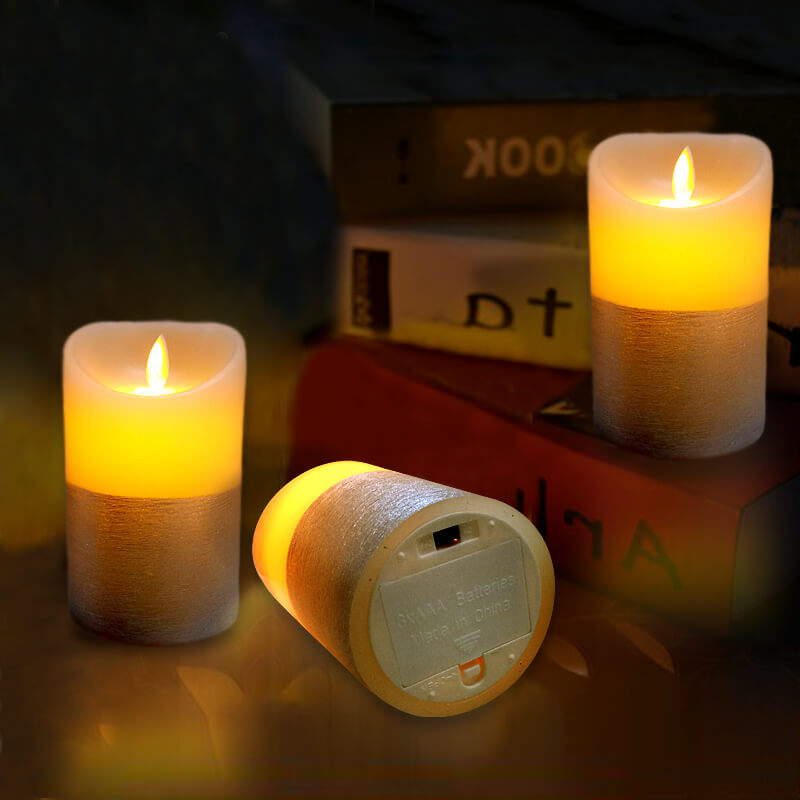 đèn cầy sáp điện tử cao cấp 12.5cm đèn cầy sáp điện tử cao cấp 12.5cm