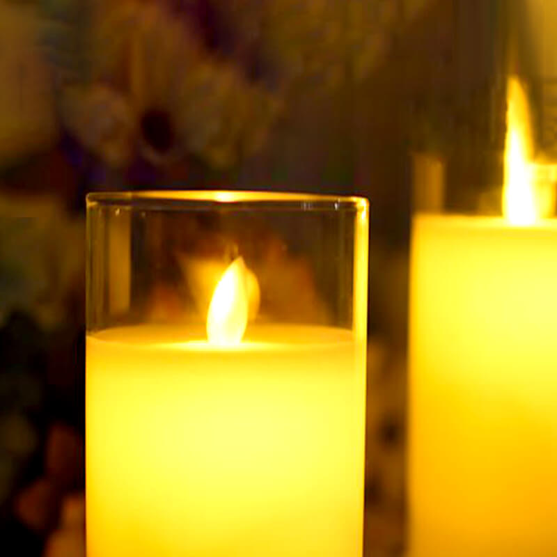 nến điện tử ly thủy tinh 10cm nến điện tử ly thủy tinh 10cm