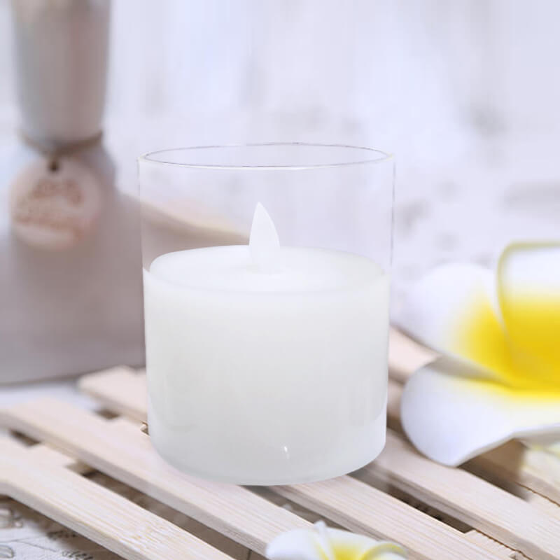 nến điện tử ly thủy tinh 10cm nến điện tử ly thủy tinh 10cm