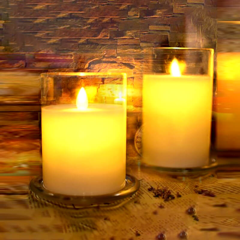 nến điện tử ly thủy tinh 10cm nến điện tử ly thủy tinh 10cm
